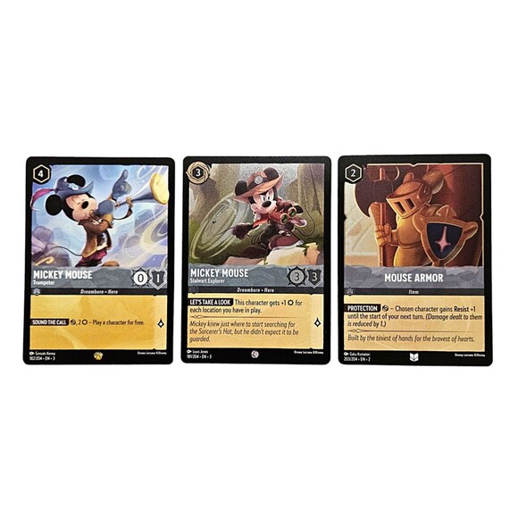 Disney Lorcana MICKEY MOUSE 182/204 Trumpeter LEGENDARY Into The Inklands - Picture 1 of 3